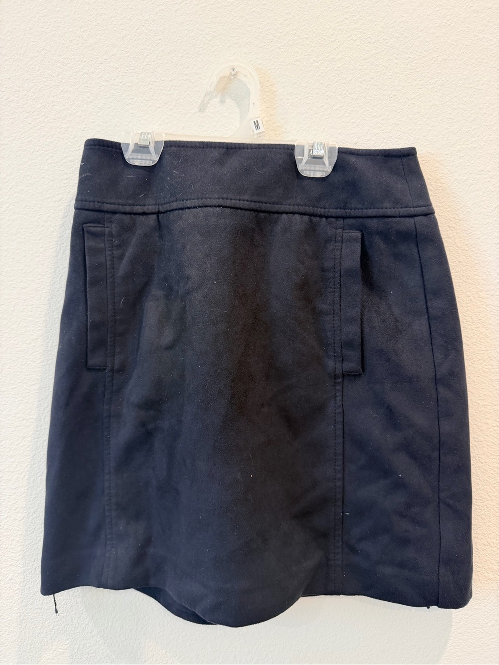 LOFT Black Pencil Skirt with Front Welt Pockets